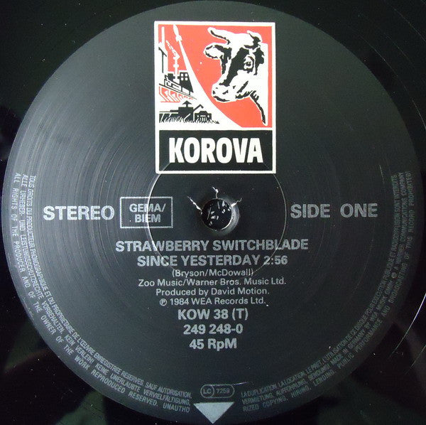 Strawberry Switchblade : Since Yesterday (12")