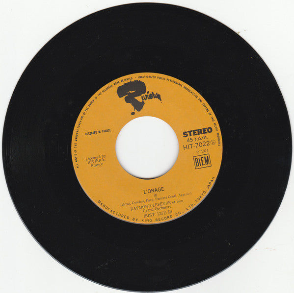 Raymond Lefèvre Et Son Grand Orchestre = Raymond Lefèvre Et Son Grand Orchestre : Viens Viens / L'orage (7", Single)