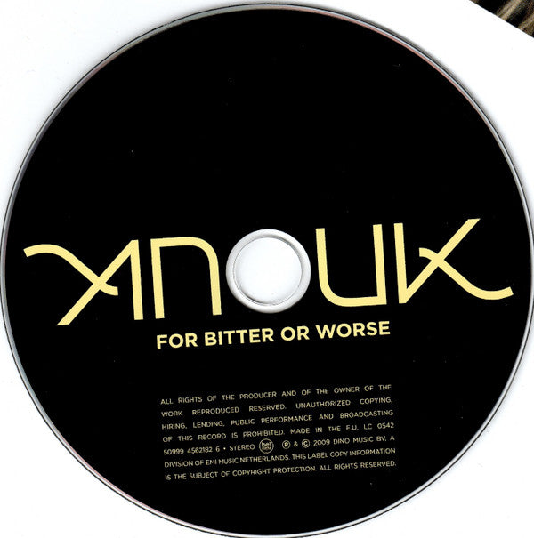 Anouk : For Bitter Or Worse (CD, Album)