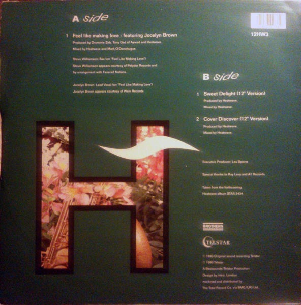 Heatwave Featuring Jocelyn Brown : Feel Like Making Love (12")