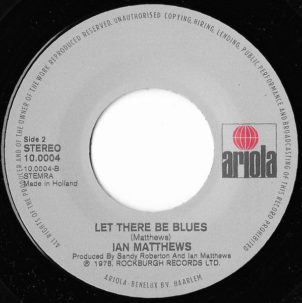 Iain Matthews : Gimme An Inch Girl (7", Single)