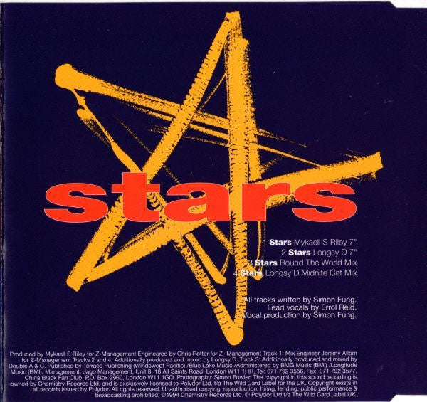 China Black : Stars (CD, Maxi)