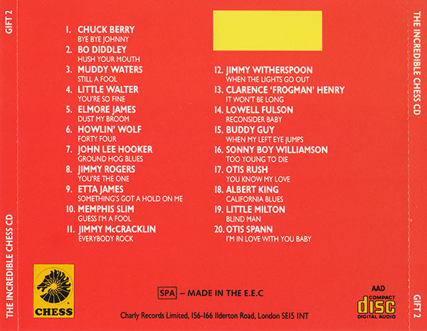 Various : The Incredible Chess CD (CD, Comp)