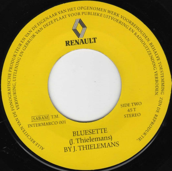 Toots Thielemans : Opendeur-weekend / Bluesette (7", Promo)