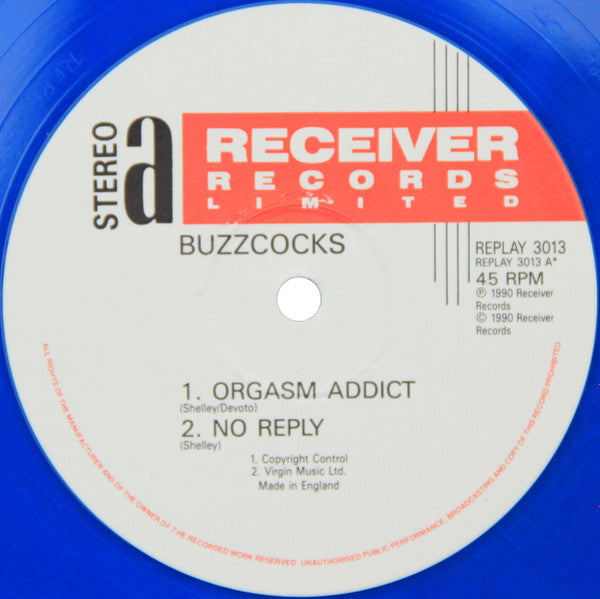 Buzzcocks : The Early Years Live (12", Ltd, Blu)