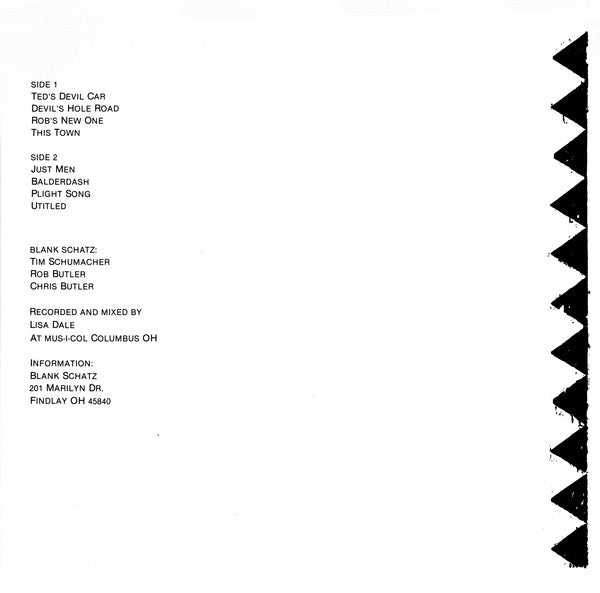 Blank Schatz : The Grand Prize (LP, Album)