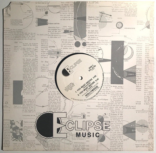 Hollywood (12) : You Must Decide (12")