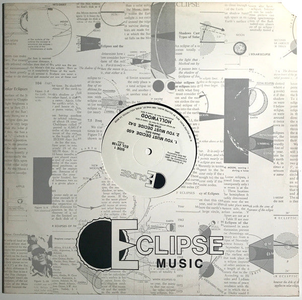 Hollywood (12) : You Must Decide (12")