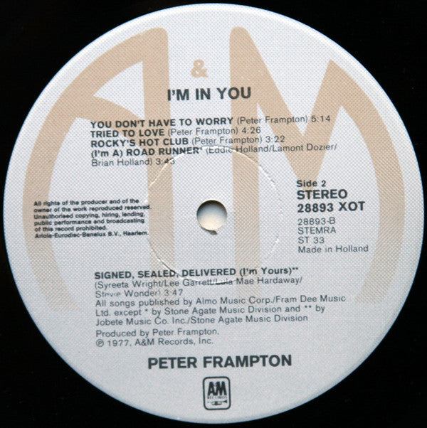 Peter Frampton : I'm In You (LP, Album)