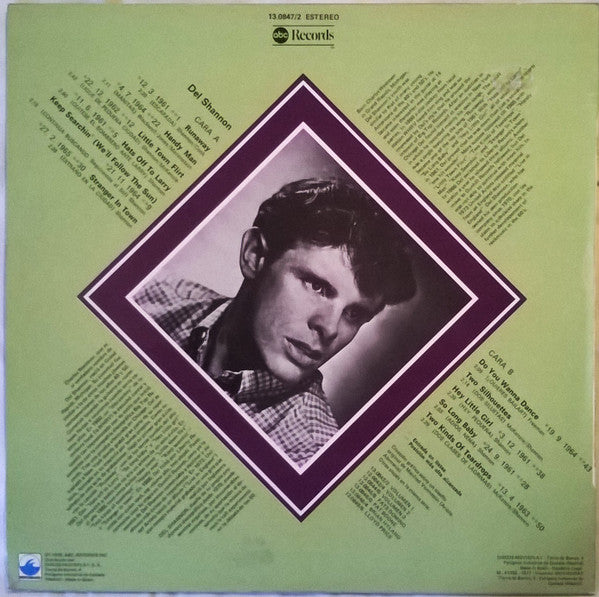 Del Shannon : Los Grandes Mitos Del Rock And Roll (LP, Comp, RE)