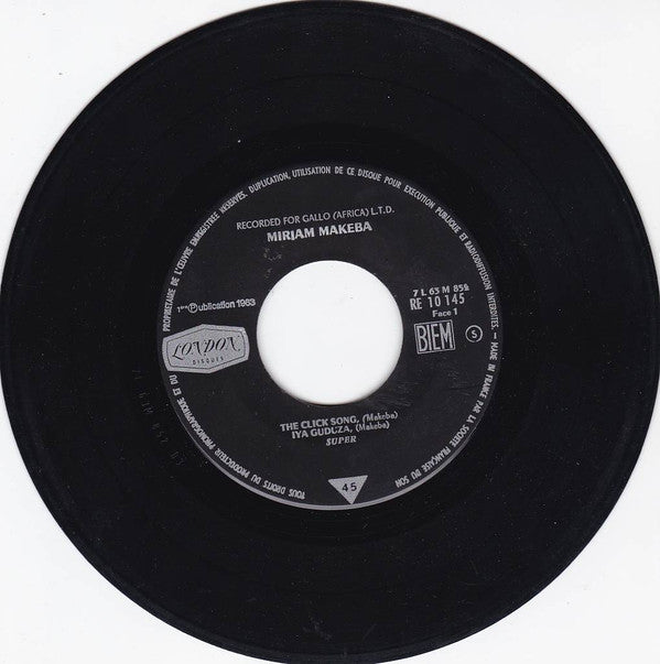 Miriam Makeba : The Click Song (7", EP)