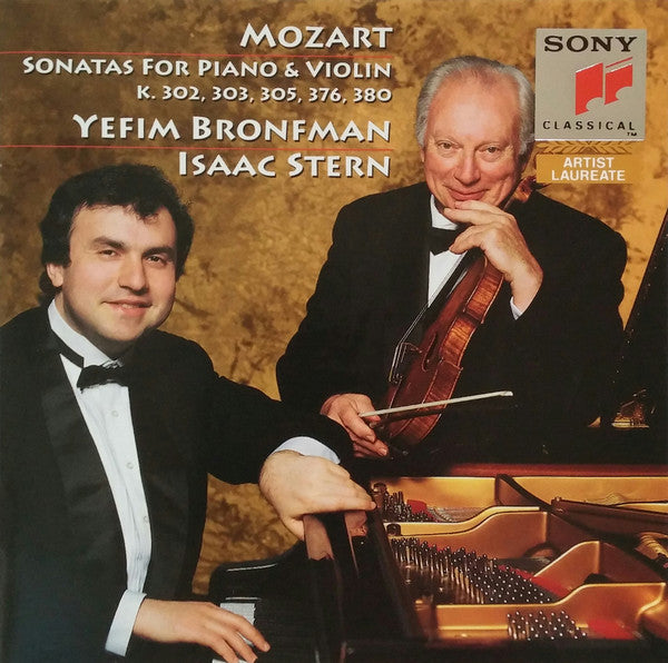 Wolfgang Amadeus Mozart - Isaac Stern, Yefim Bronfman : Sonatas For Piano & Violin K. 302, 303, 305, 376, 380 (CD, Album)