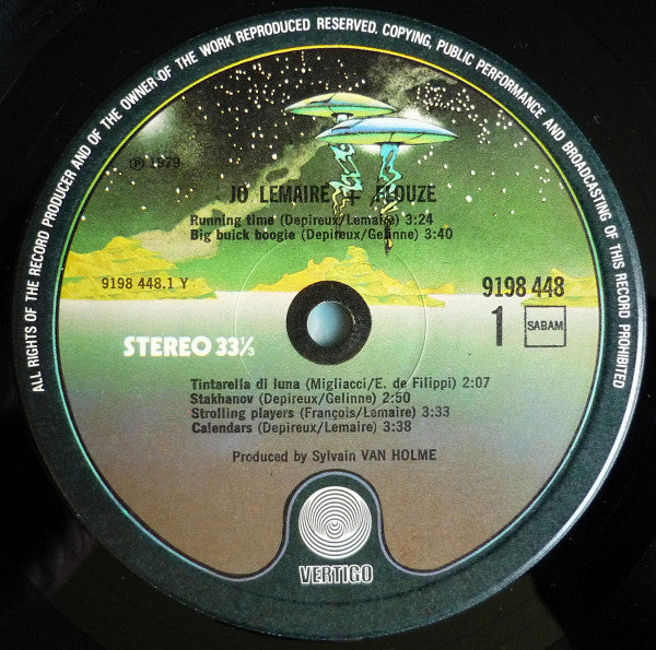 Jo Lemaire + Flouze : Jo Lemaire + Flouze (LP, Album)