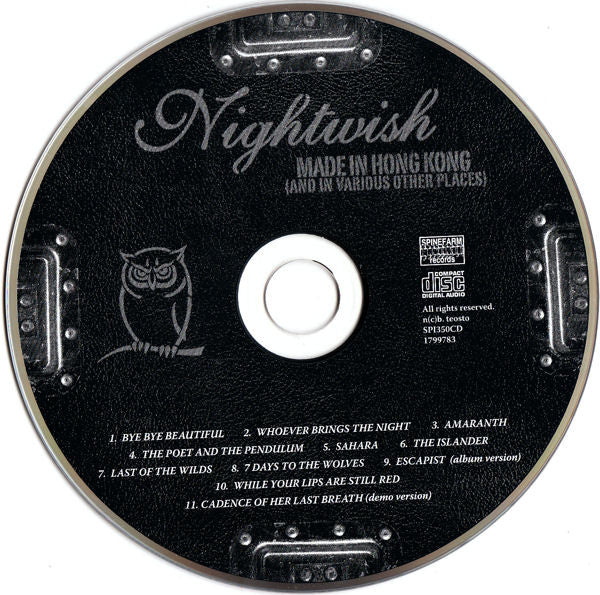 Nightwish : Made In Hong Kong (And In Various Other Places) (CD, Album + DVD-V, PAL + Sup)