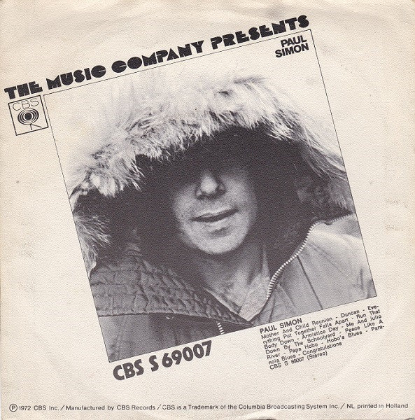 Paul Simon : Duncan (7", Single)