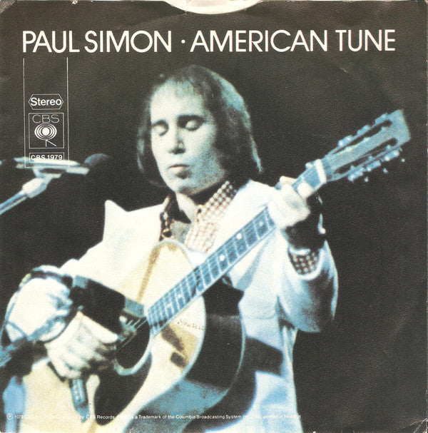 Paul Simon : American Tune (7", Single, Kno)