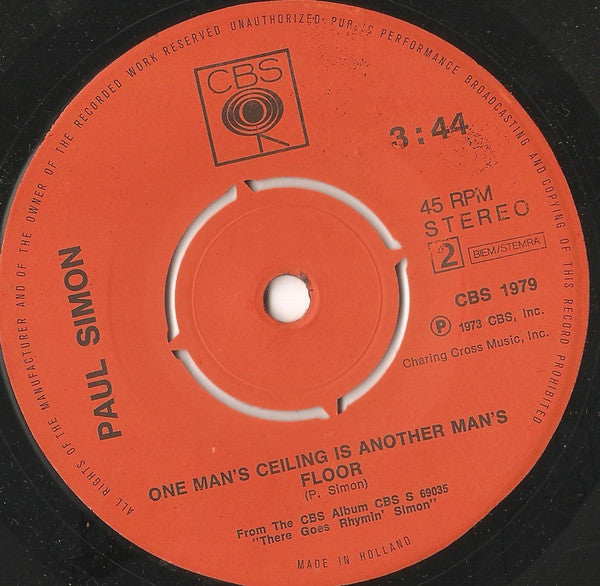 Paul Simon : American Tune (7", Single, Kno)