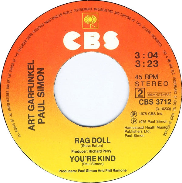 Simon And Garfunkel* Plus Art Garfunkel Plus Paul Simon : My Little Town (7", Single)