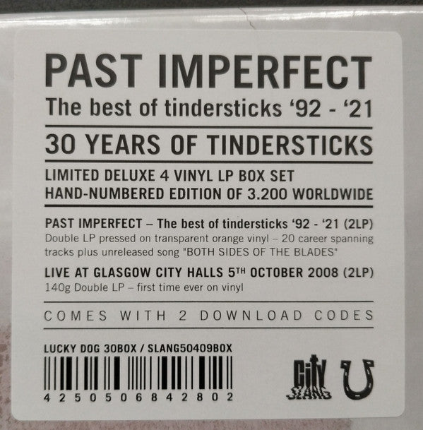 Tindersticks : Past Imperfect: The Best Of Tindersticks '92 - '21 (2xLP, Comp, Ltd, Ora + 2xLP, Ltd + Box, Dlx, Ltd, )
