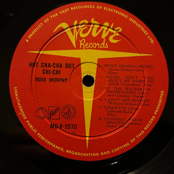 Rose Murphy : Not Cha-Cha But Chi-Chi (LP)