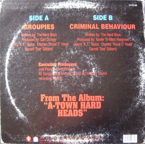 The Hard Boys : Groupies  (12")