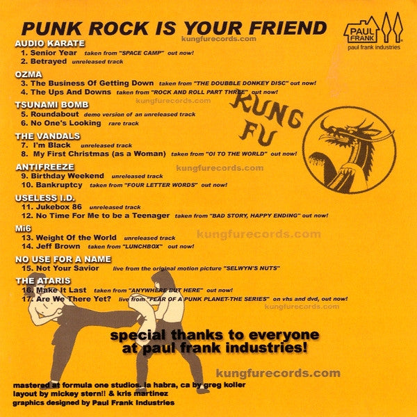Various : Punk Rock Is Your Friend (CD, Comp, Enh)