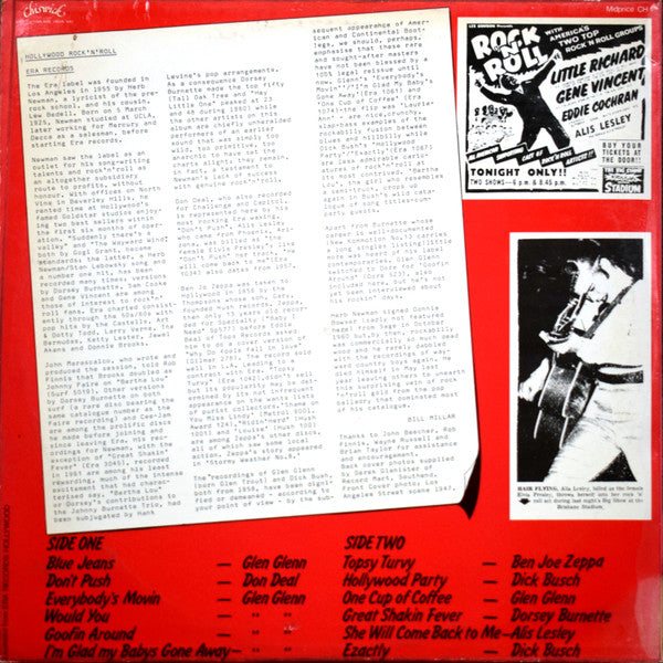Various : Hollywood Rock 'n' Roll (LP, Comp)