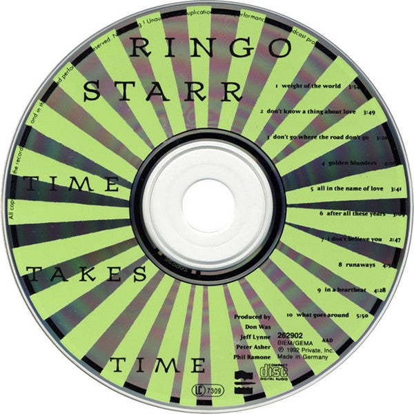 Ringo Starr : Time Takes Time (CD, Album)