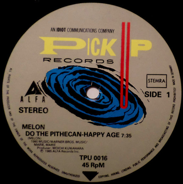 Melon : Do The Pithecan - Happy Age (12")