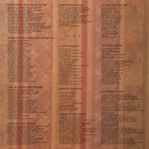 Mark "Vet" Enbatta* : Hidden Passions (LP, Album)