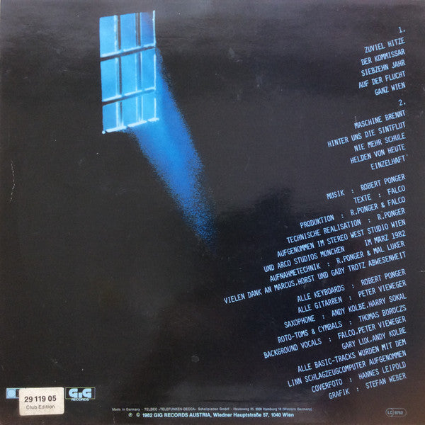 Falco : Einzelhaft (LP, Album, Club)