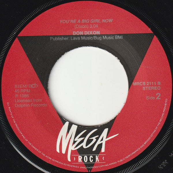 Don Dixon : Southside Girl (7", Single)