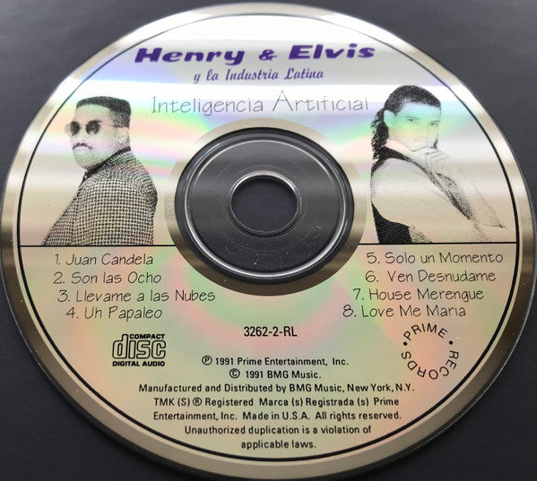 Henry & Elvis y  La Industria Latina : Intelligencia Artificiel (CD, Album)