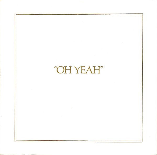 Roxy Music : Oh Yeah (7", Single)