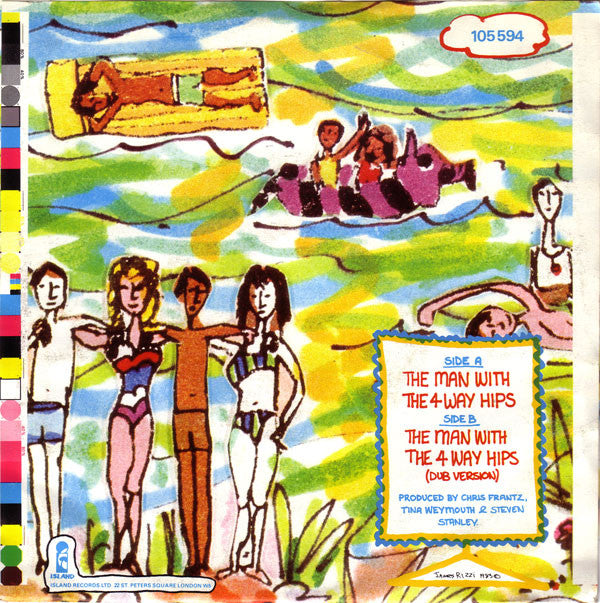 Tom Tom Club : The Man With The 4-Way Hips (7", Single)