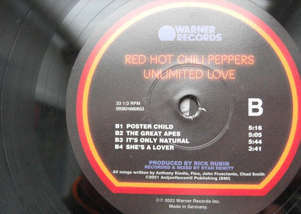 Red Hot Chili Peppers : Unlimited Love (2xLP, Album)