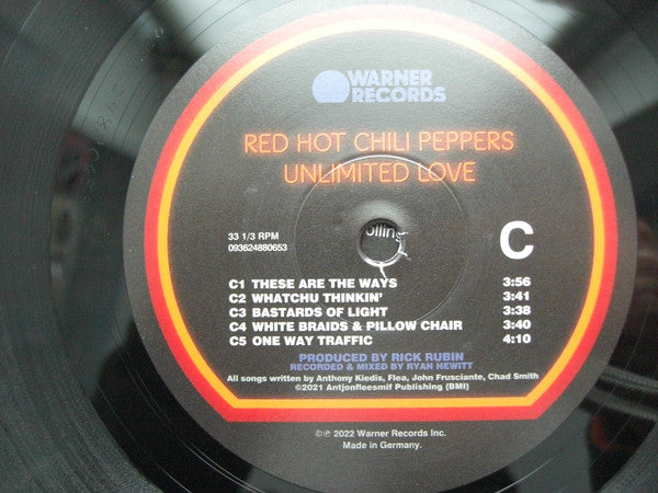 Red Hot Chili Peppers : Unlimited Love (2xLP, Album)