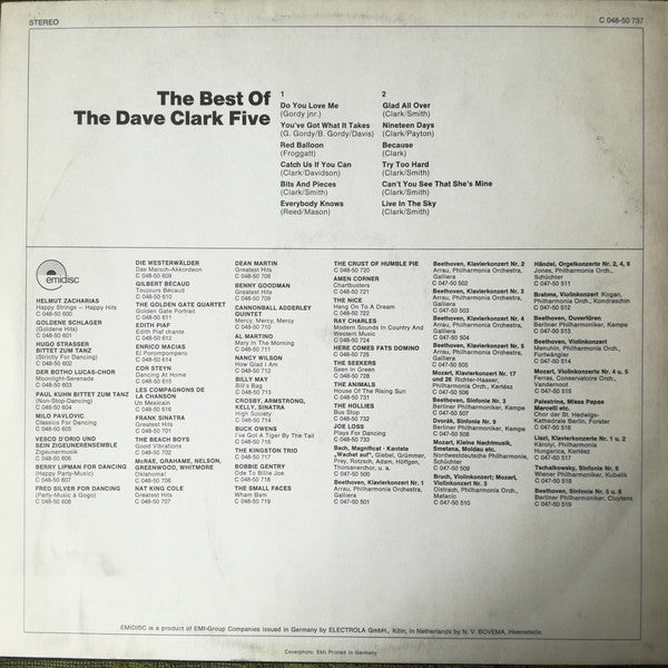 The Dave Clark Five : The Best Of The Dave Clark Five (LP, Comp)