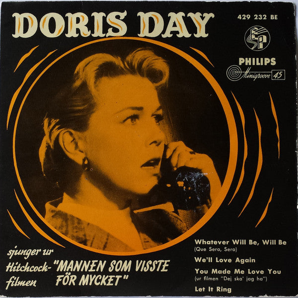 Doris Day : Whatever Will Be, Will Be (Que Sera, Sera) (7", EP, Mono)