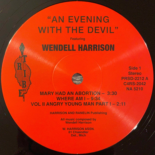 Wendell Harrison : An Evening With The Devil (LP, Album)