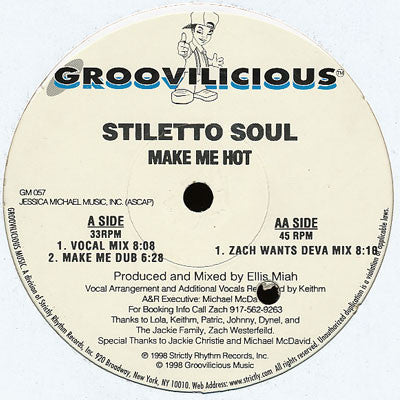 Stiletto Soul : Make Me Hot (12")