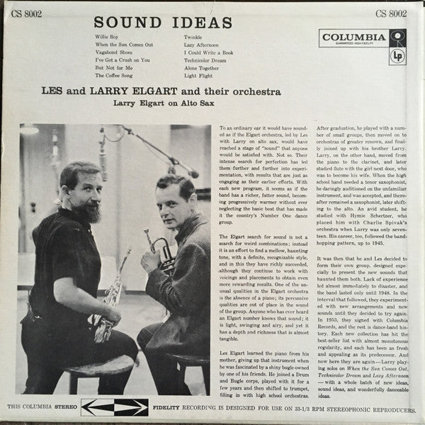 Les And Larry Elgart And Their Orchestra : Sound Ideas (LP, Album)