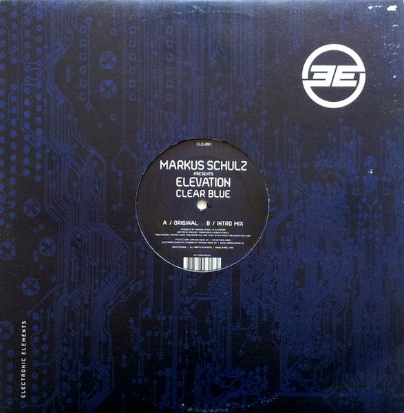 Markus Schulz Presents Elevation (3) : Clear Blue (12")