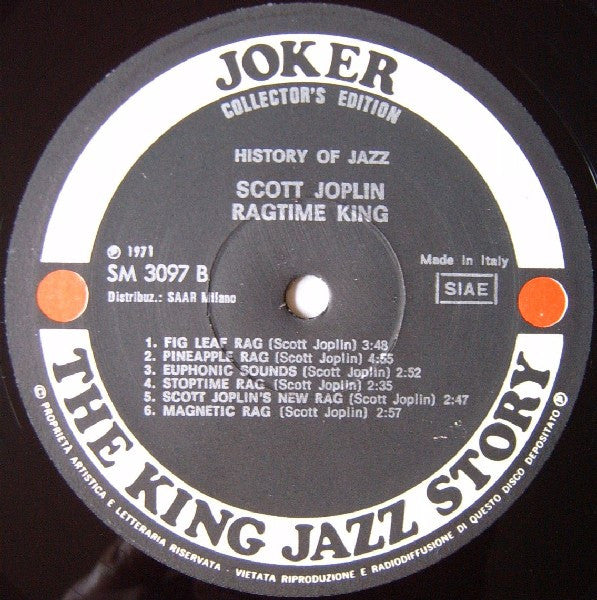 Scott Joplin : Ragtime King (LP, Comp)