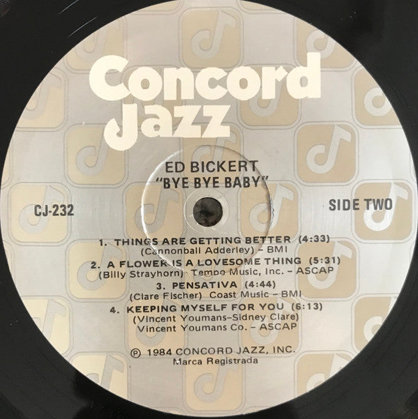 Ed Bickert : Bye Bye Baby (LP, Album)