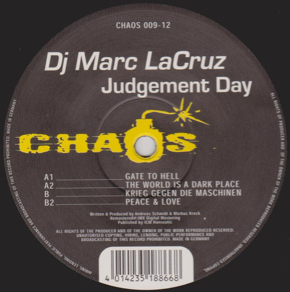 Marc La Cruz : Judgement Day (12")