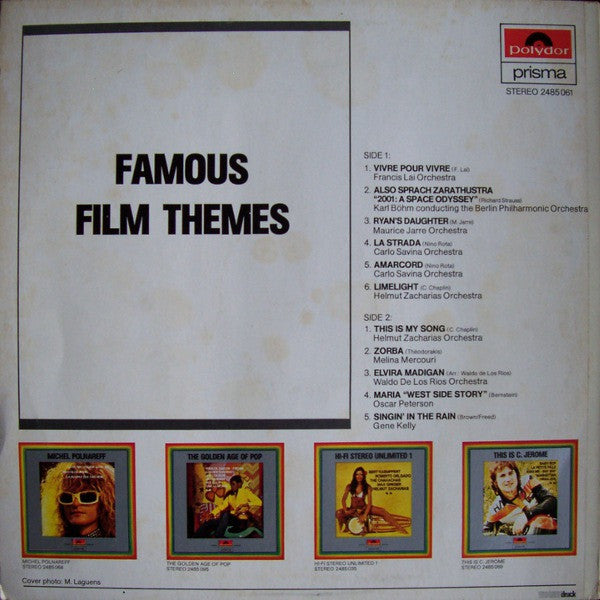 Various : Famous Film Themes (LP, Comp)