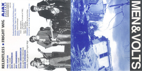 Men & Volts : Relentless / Fright Wig (7", Single)