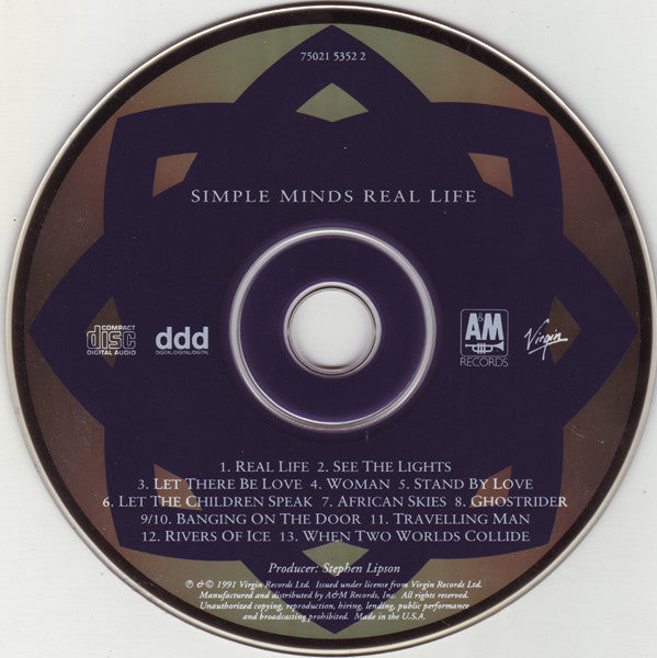 Simple Minds : Real Life (CD, Album)