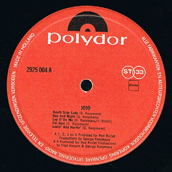 Jojo (25) : Jojo (LP, Album, Gat)